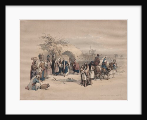 Fountain of the Virgin, Nazareth, 1839 by David Roberts
