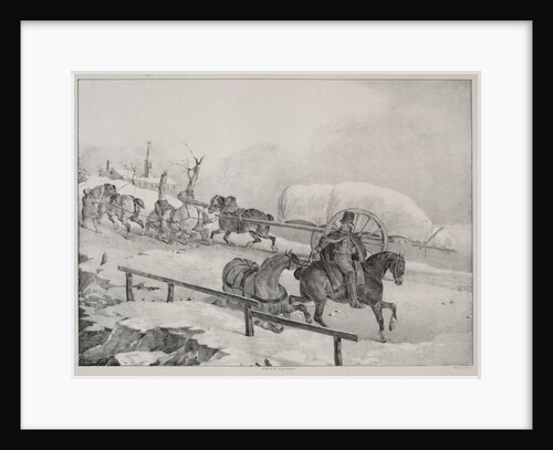 Four Diverse Subjects: Wagon climbing a Hill by Théodore Géricault