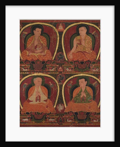 Four Seated Masters, c. 1450 by Unknown