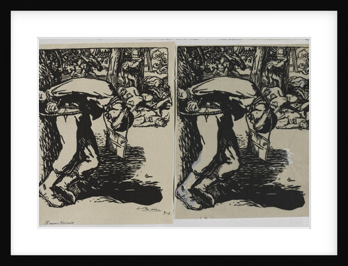 Franc-Tireurs, 1914 by Auguste Louis Lepère