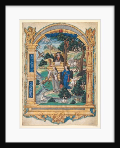 Frontispiece Miniature from the Manuscript of a Poem by Guillaume Crétin?, c. 1537-1540 by Master of Francis I