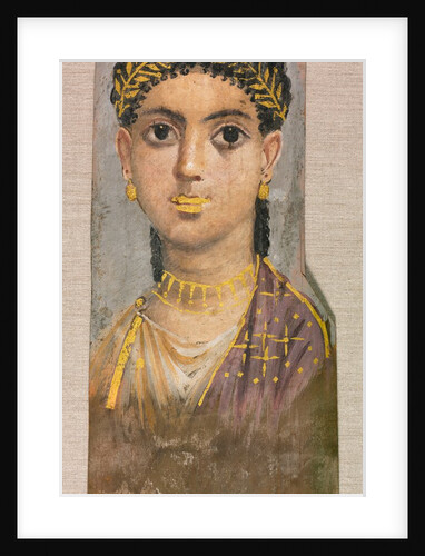 Funerary Portrait of a Young Girl, c. AD 25-37 by Unknown