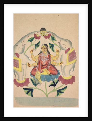 Gajalakshmi: Lakshmi with Elephants, 1800s by Unknown