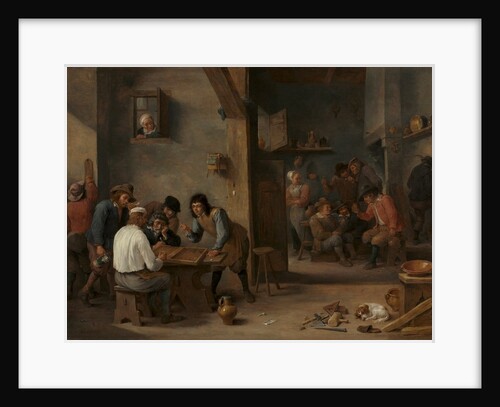 Game of Backgammon, 1640s by David Teniers
