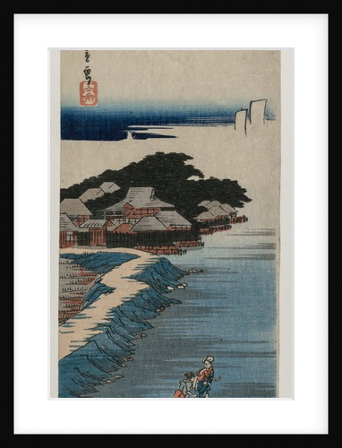 Gathering Shells at Low Tide at Susaki; from the series 100 Views of Famous Places in Edo, mid 1830s by Ando Hiroshige
