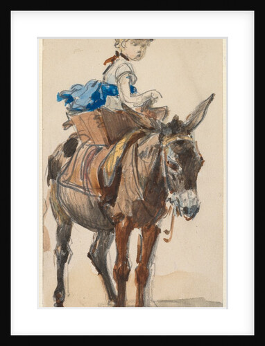 Girl on a Donkey by Isidore Pils