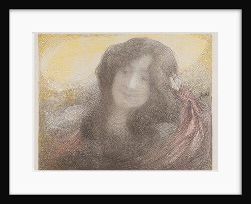 Girl with Long Hair, c. 1898 by Edmond François Aman-Jean