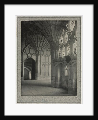 Gloucester Cathedral - Cloisters: South and West Alleys, c. 1900 by Frederick H. Evans