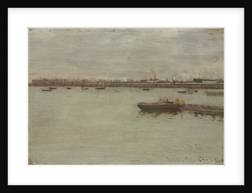Gray Day on the Bay, c. 1886 by William Merritt Chase