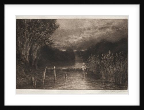 Grayling Fishing, 1897 by Francis Seymour Haden