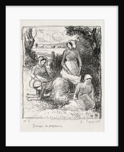Group of Peasants, c. 1896 by Camille Pissarro