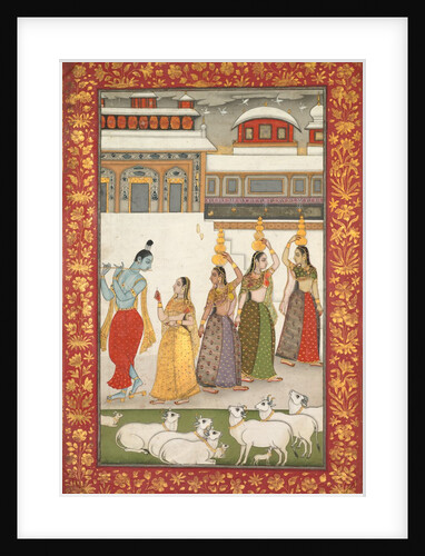 Gujari Ragini, from a 'Ragamala Series', mid 1700s by Unknown