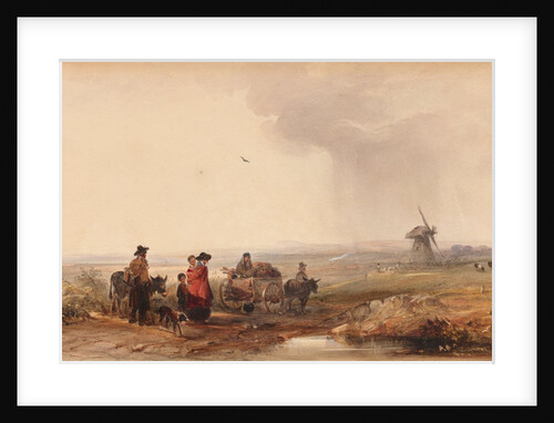 Gypsy Camp, Holland, 1800s by George Bryant Campion