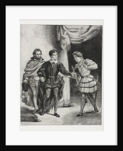 Hamlet: Hamlet and Guildenstern, 1834 by Eugène Delacroix