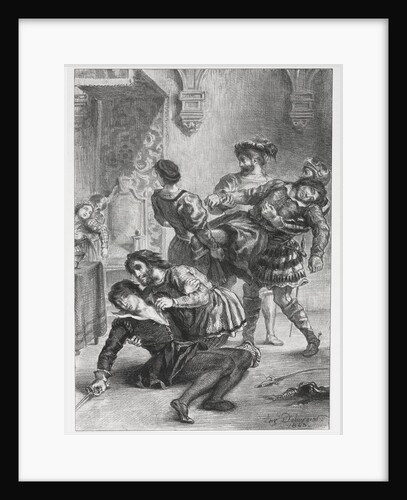 Hamlet: The Death of Hamlet, 1843 by Eugène Delacroix