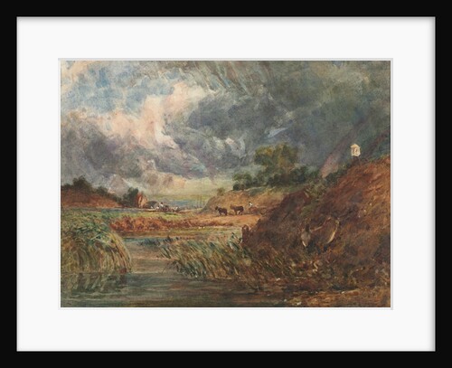 Hampstead Heath, 1800s by John Constable (imitator of)