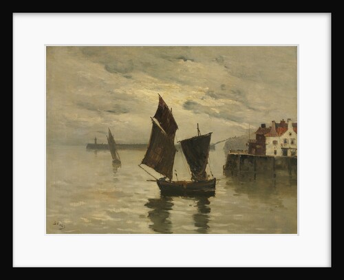 Harbor Scene, undated by Frank Boggs