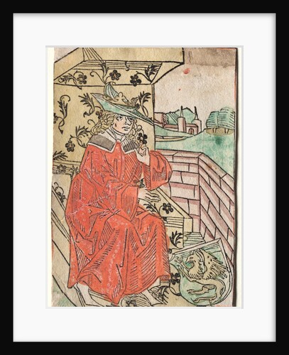 Hartlib's Alexander: Alexander Seated on Throne, 1400s by Unknown