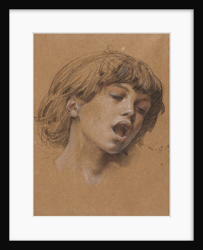 Head of a Boy Singing, c. 1898 by Luc-Olivier Merson