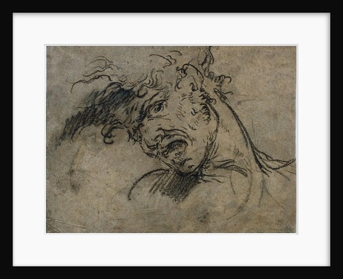 Head of a Screaming Man, 1792 by Benjamin West