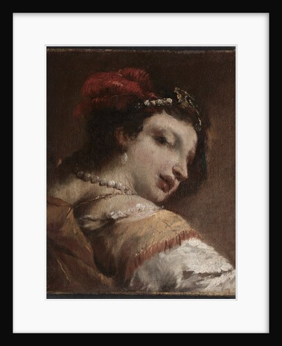 Head of a Woman, c. 1739 by Antonio Guardi