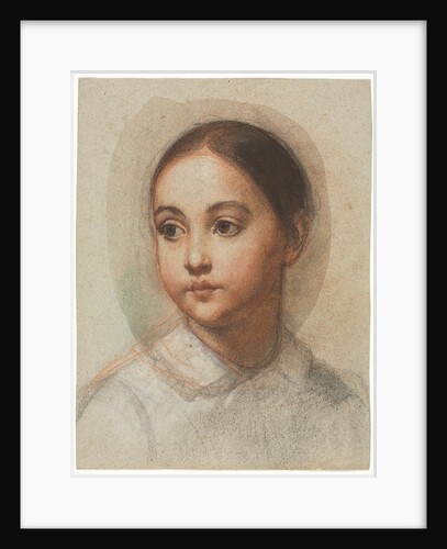 Head of a Young Girl, c. 1857 by Alexandre Hesse