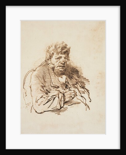 Head of an Old Man, 1858 by Paul Gavarni
