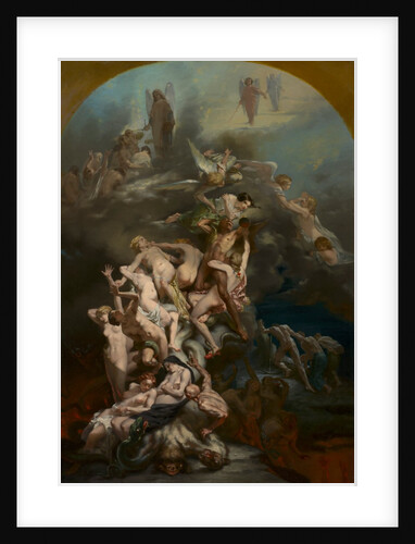 Heaven and Hell, c. 1850 by Octave Tassaert