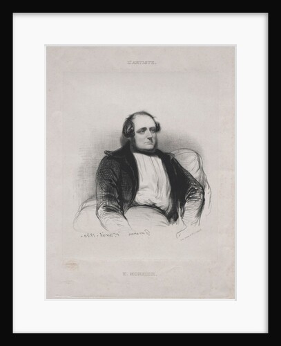 Henri Monnier, 1840 by Paul Gavarni