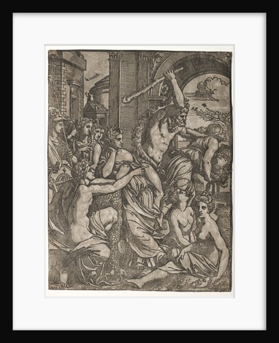 Hercules Driving Envy from the Temple of the Muses, 1522-24 by Ugo da Carpi