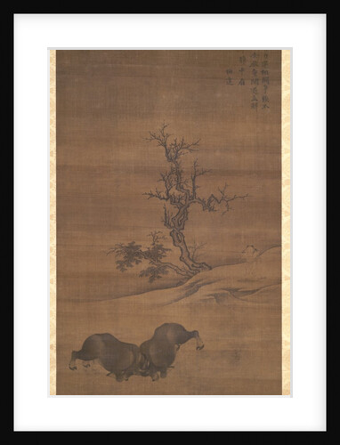 Herdboys and Buffalo in Landscapes, 1200s by Guo Min