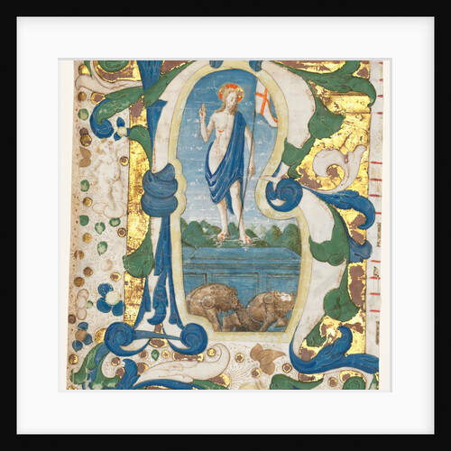 Historiated Initial Excised from an Antiphonary: The Resurrection, c. 1470-1475 by Francesco d'Antonio del Cherico