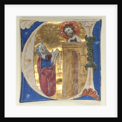 Historiated Initial Excised from a Bible, 1200s by Unknown