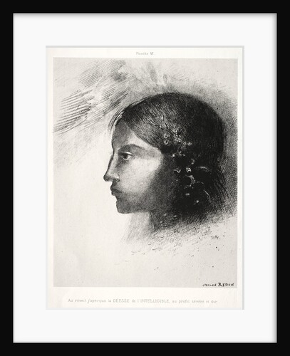 Homage to Goya: Upon Awakening I Saw the Goddess of the Intelligible?, 1885 by Odilon Redon