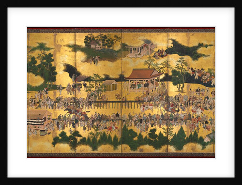 Horse Race at the Kamo Shrine, 1615-50 by Tosa School