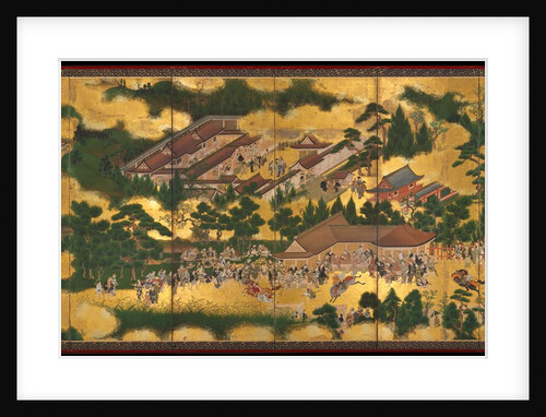 Horse Race at the Kamo Shrine, 1615-50 by Tosa School