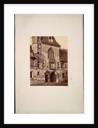 Hotel Jacques Coeur at Bourges, c. 1865 by Constant Alexandre Famin