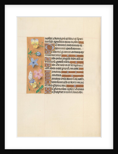 Hours of Queen Isabella the Catholic, Queen of Spain: Fol. 112v, c. 1500 by Master of the First Prayerbook of Maximillian