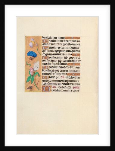 Hours of Queen Isabella the Catholic, Queen of Spain: Fol. 118v, c. 1500 by Master of the First Prayerbook of Maximillian