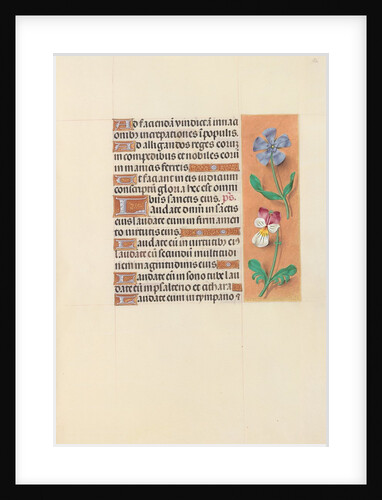 Hours of Queen Isabella the Catholic, Queen of Spain: Fol. 122r, c. 1500 by Master of the First Prayerbook of Maximillian