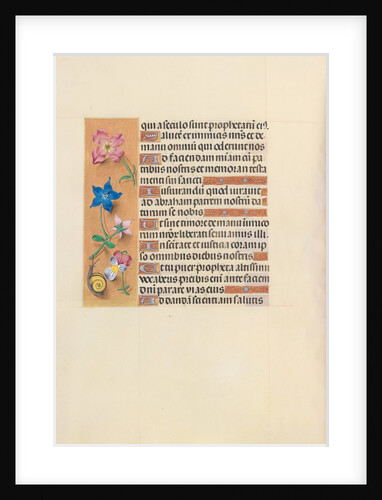 Hours of Queen Isabella the Catholic, Queen of Spain: Fol. 123v, c. 1500 by Master of the First Prayerbook of Maximillian