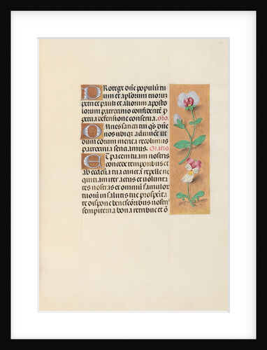 Hours of Queen Isabella the Catholic, Queen of Spain: Fol. 125r, c. 1500 by Master of the First Prayerbook of Maximillian