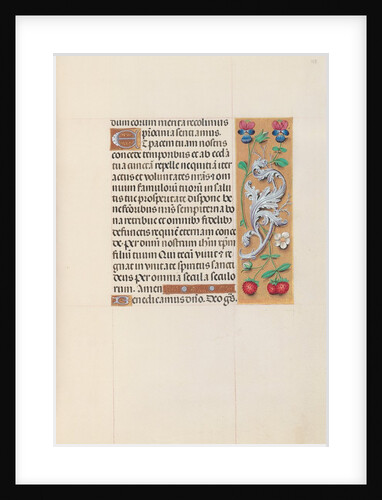 Hours of Queen Isabella the Catholic, Queen of Spain: Fol. 153r, c. 1500 by Master of the First Prayerbook of Maximillian