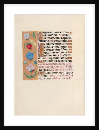 Hours of Queen Isabella the Catholic, Queen of Spain: Fol. 164v, c. 1500 by Master of the First Prayerbook of Maximillian