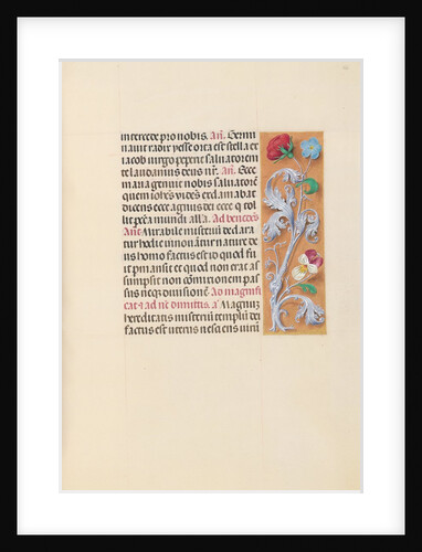 Hours of Queen Isabella the Catholic, Queen of Spain: Fol. 166r, c. 1500 by Master of the First Prayerbook of Maximillian