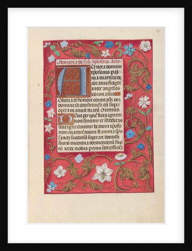 Hours of Queen Isabella the Catholic, Queen of Spain: Fol. 180r, c. 1500 by Master of the First Prayerbook of Maximillian