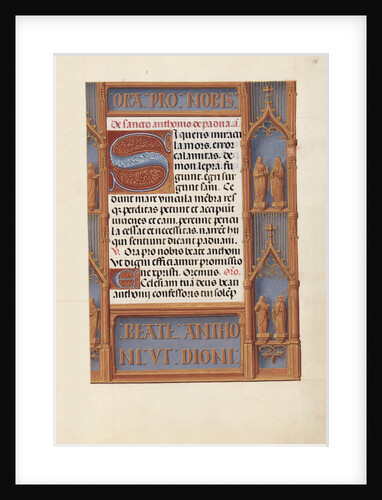 Hours of Queen Isabella the Catholic, Queen of Spain: Fol. 188r, c. 1500 by Master of the First Prayerbook of Maximillian