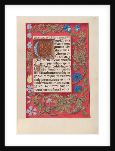 Hours of Queen Isabella the Catholic, Queen of Spain: Fol. 190r, c. 1500 by Master of the First Prayerbook of Maximillian