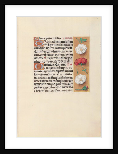 Hours of Queen Isabella the Catholic, Queen of Spain: Fol. 19r, c. 1500 by Master of the First Prayerbook of Maximillian