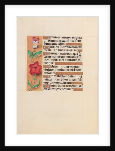 Hours of Queen Isabella the Catholic, Queen of Spain: Fol. 201v, c. 1500 by Master of the First Prayerbook of Maximillian